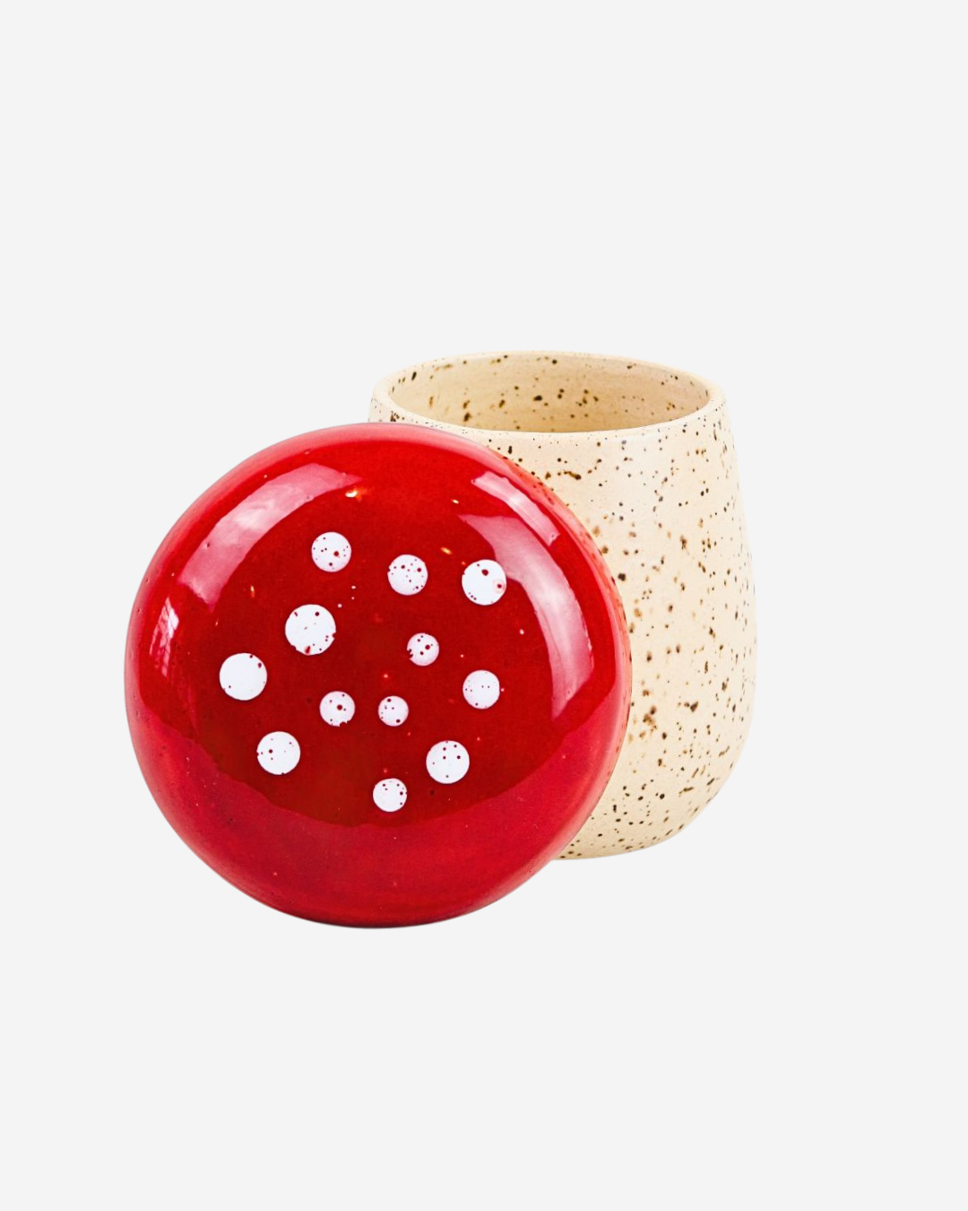 Pote Cogumelo Cerâmica