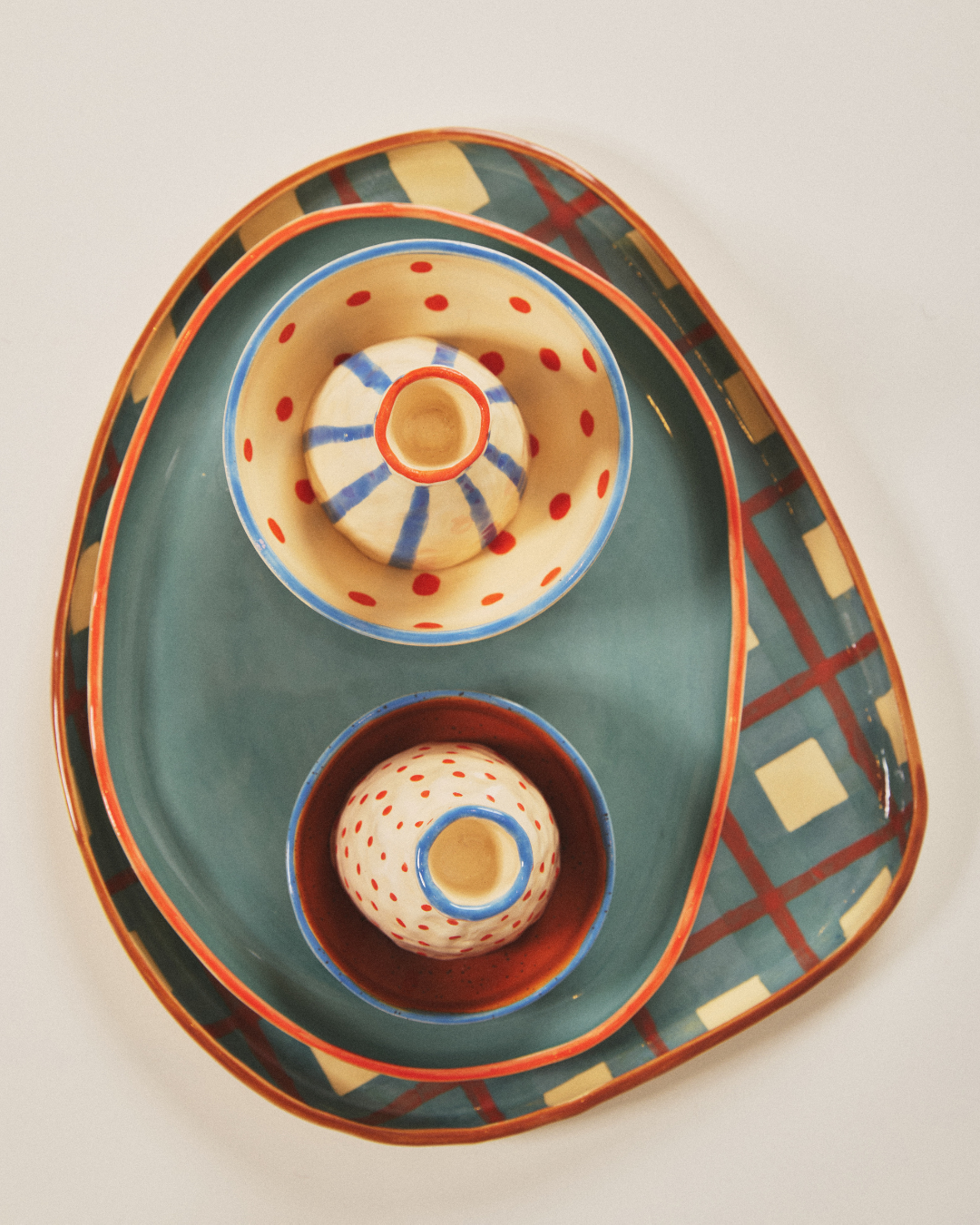 Travessa Orgânica Azul