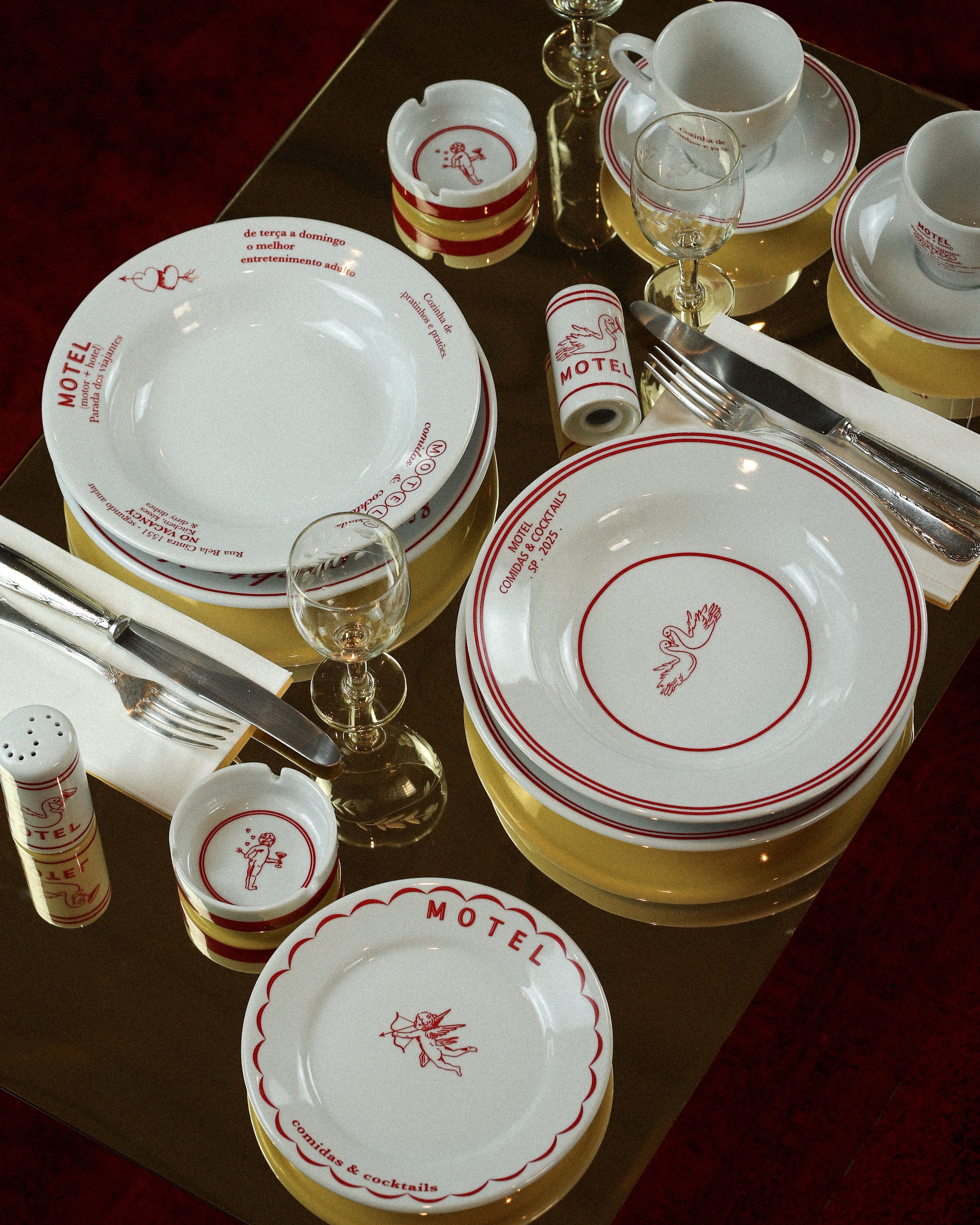 Prato sobremesa Motel