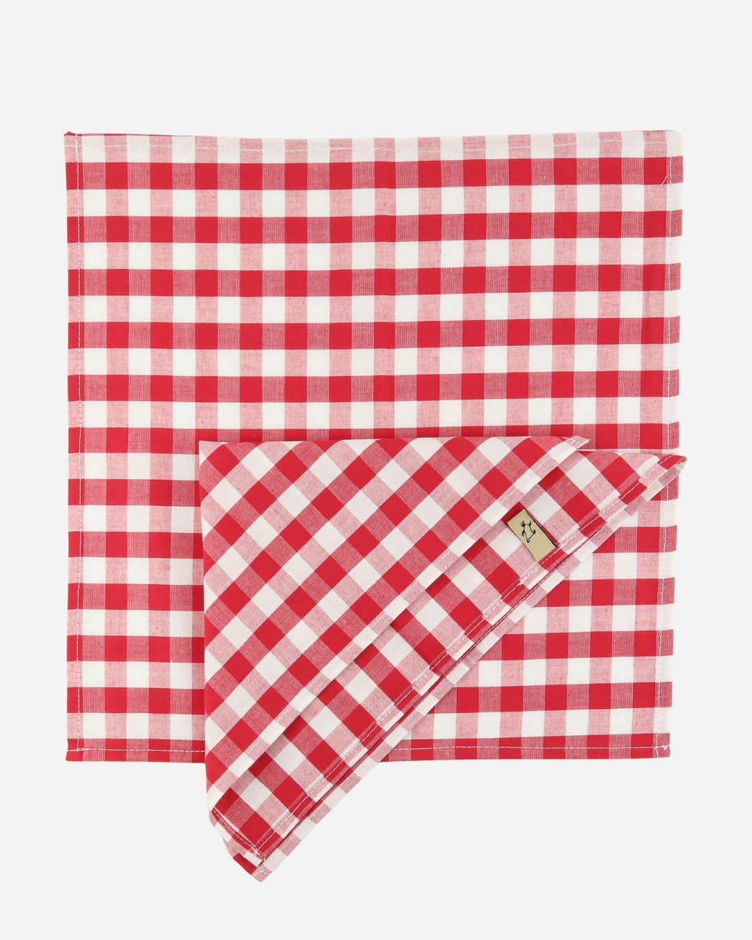 Kit de guardanapo em tecido xadrez Fazenda