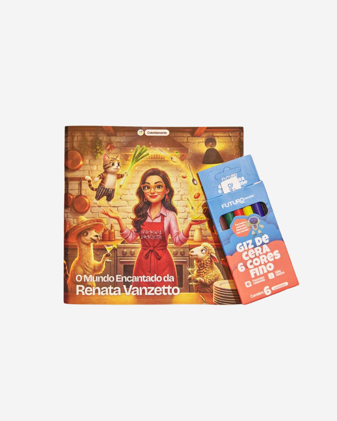 Kit para colorir - O Mundo Encantado da Re