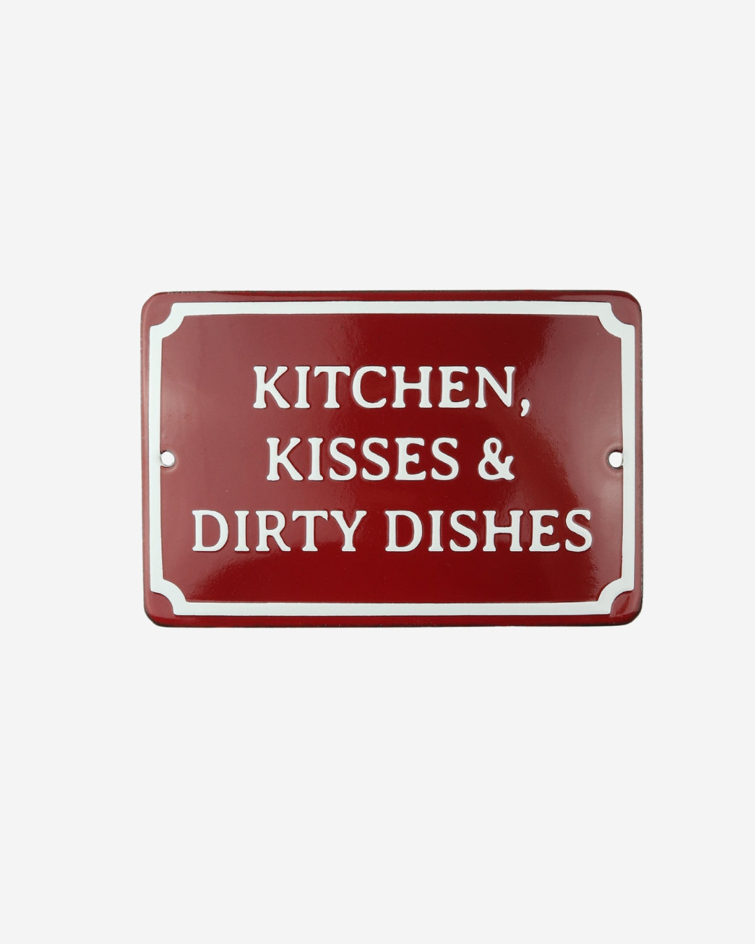 Plaquinha Kitchen, Kisses & Dirty Dishes