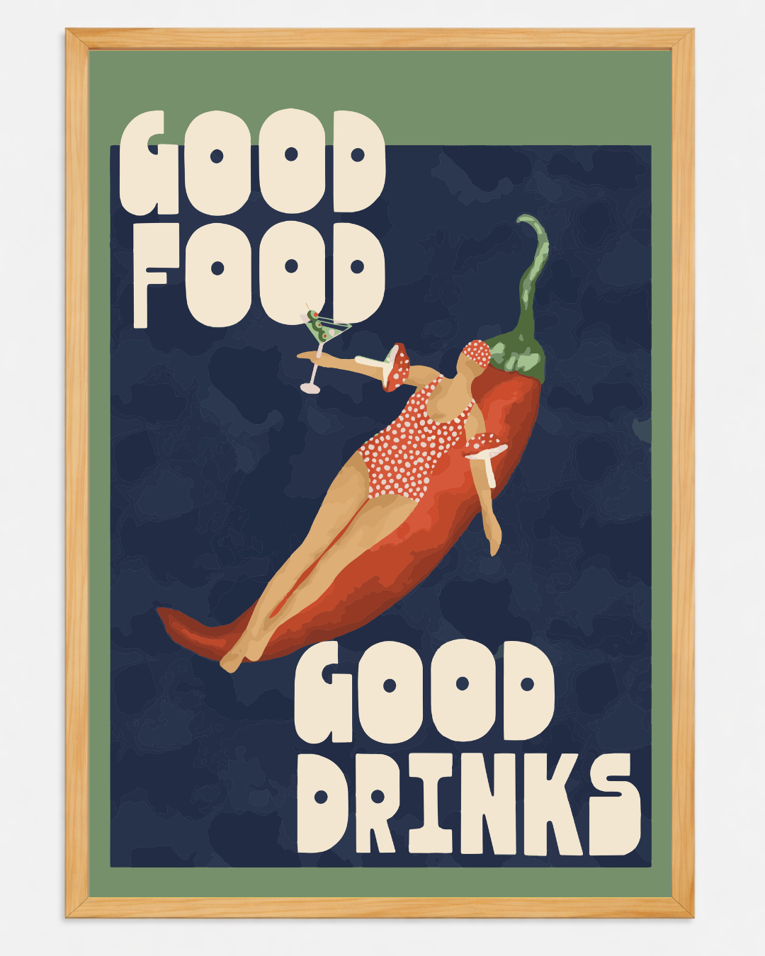 Pôster Nadadora Pimenta