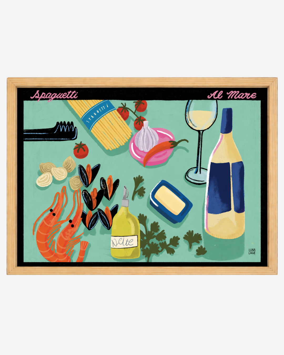 Pôster Spaguetti Al Mare