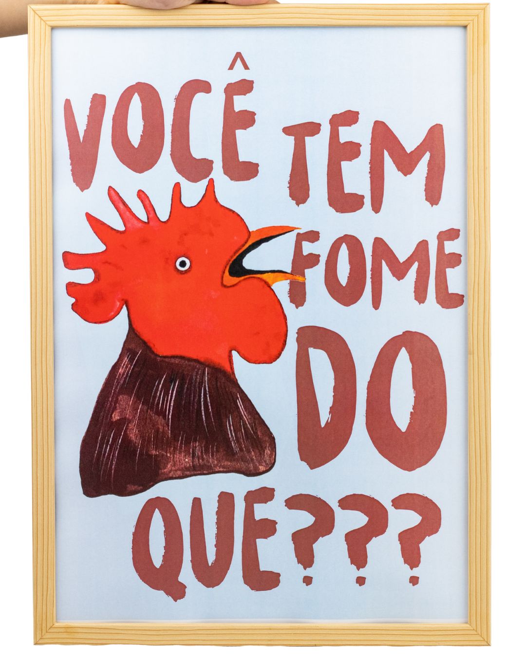 Pôster Galo Com Fome