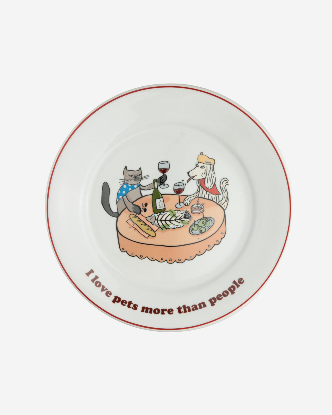 Prato raso I Love Pets