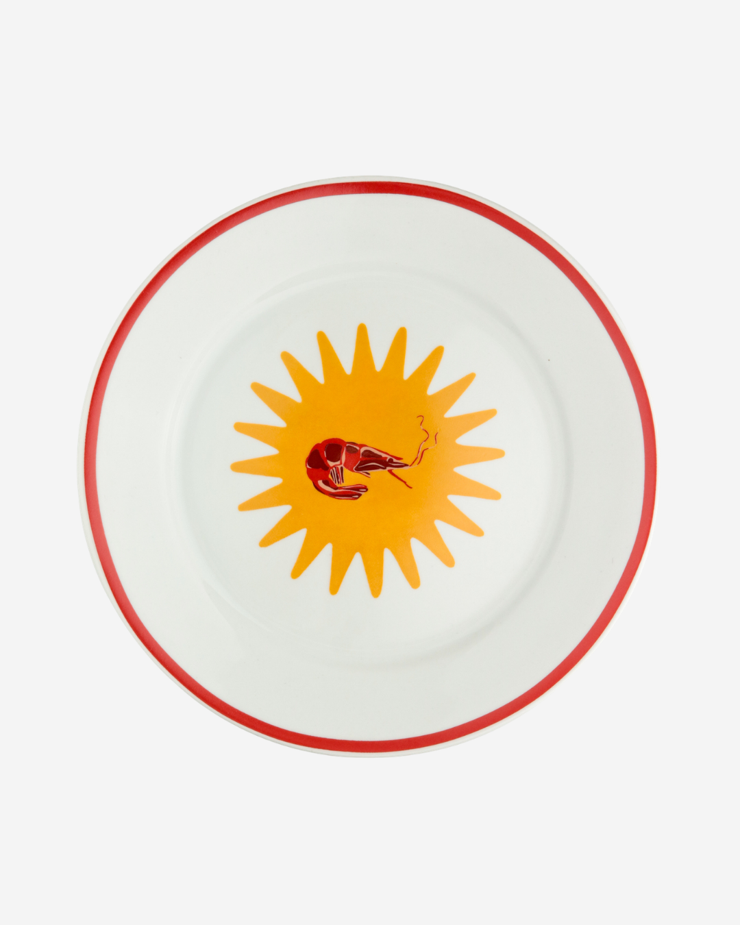 Prato raso Sol e Camarão