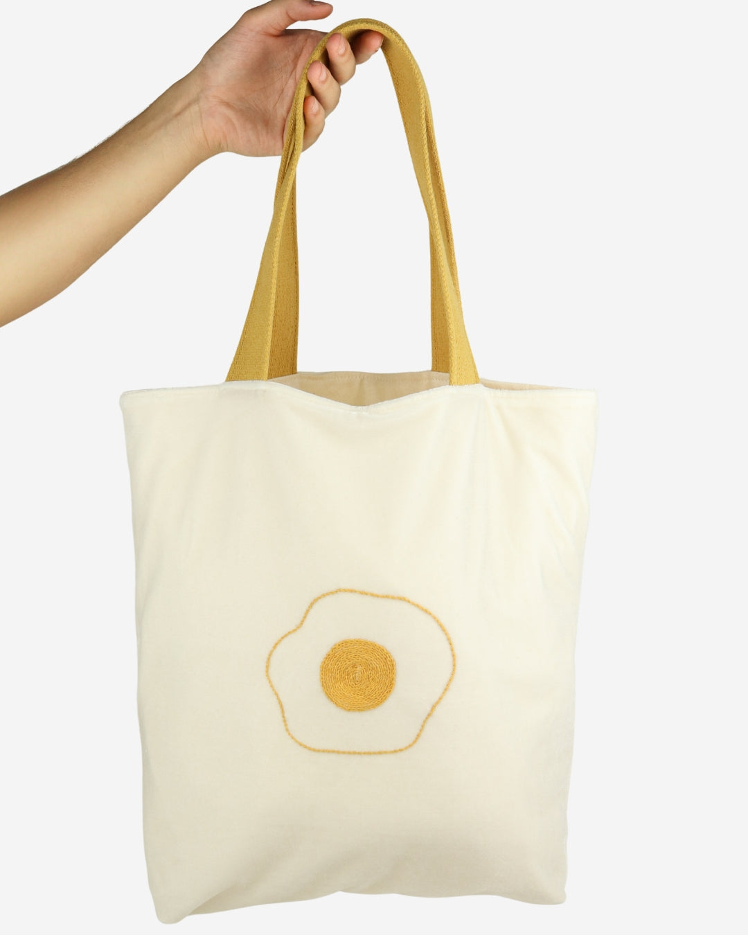 Sacola Veludo Ovo Frito