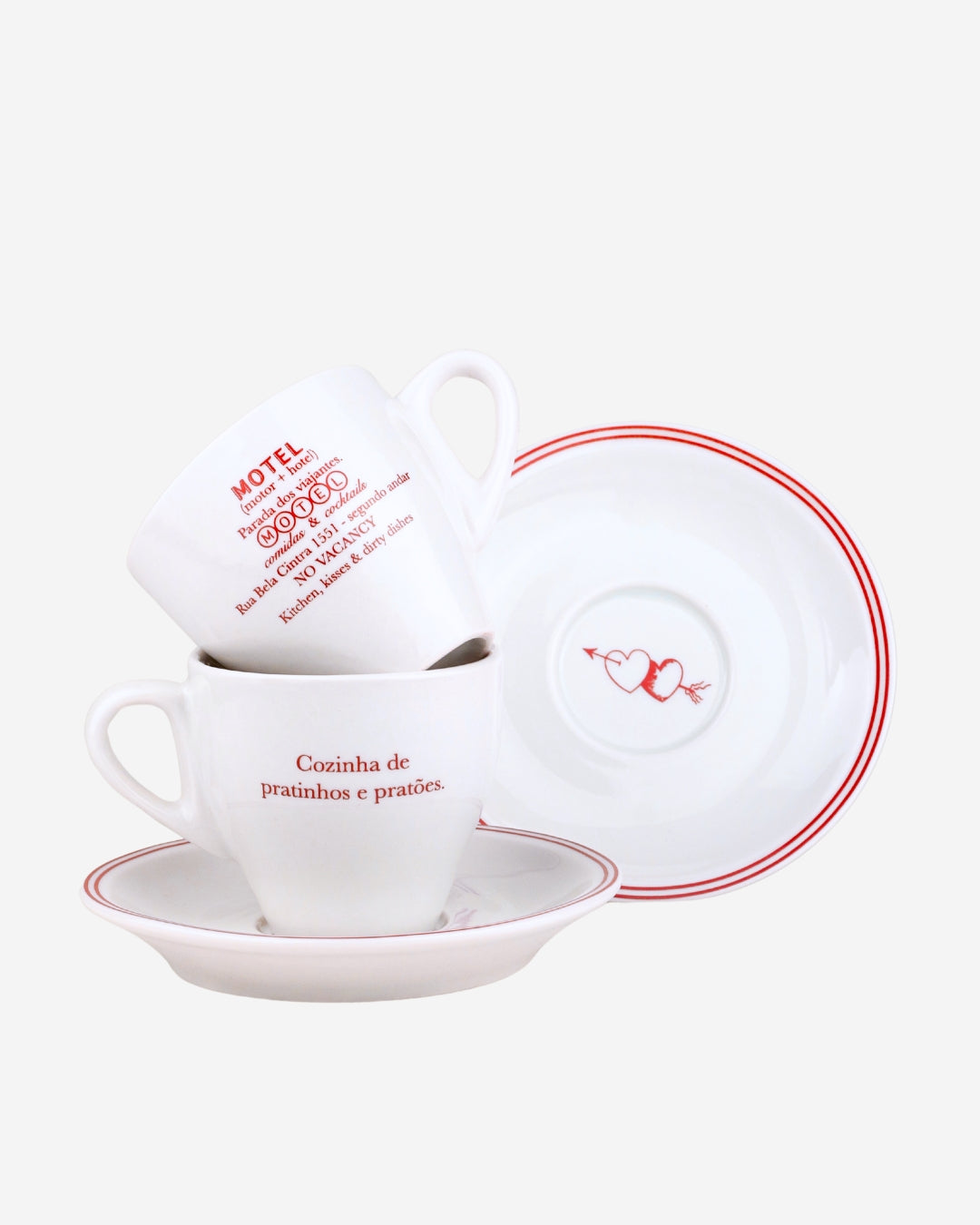Xicara e pires para chá Motel