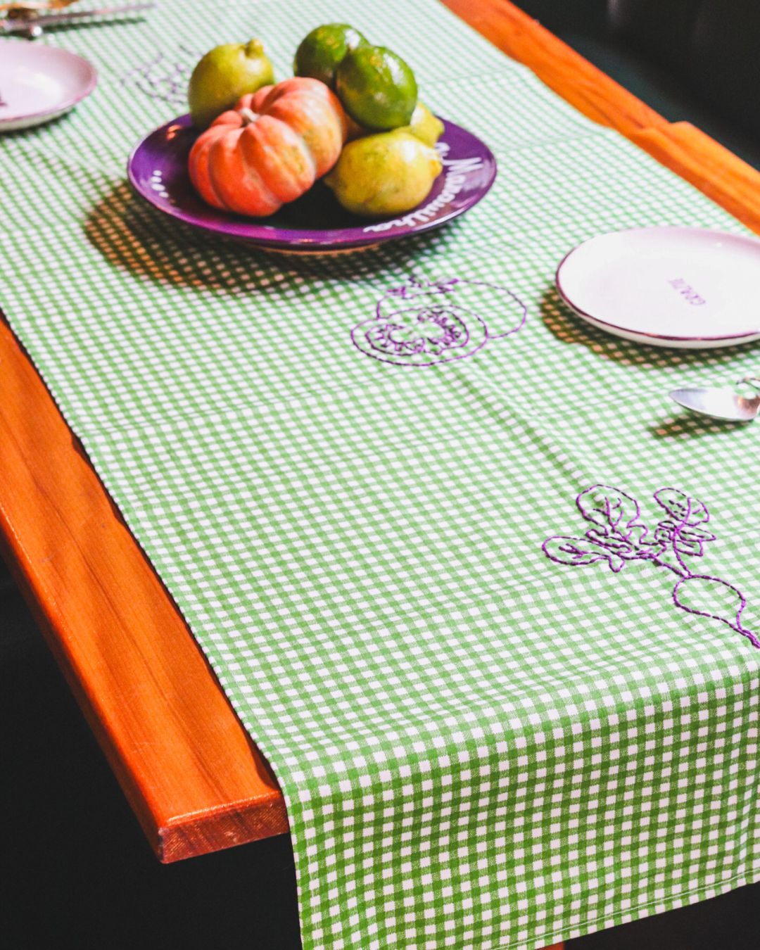 Caminho de Mesa Vegetais