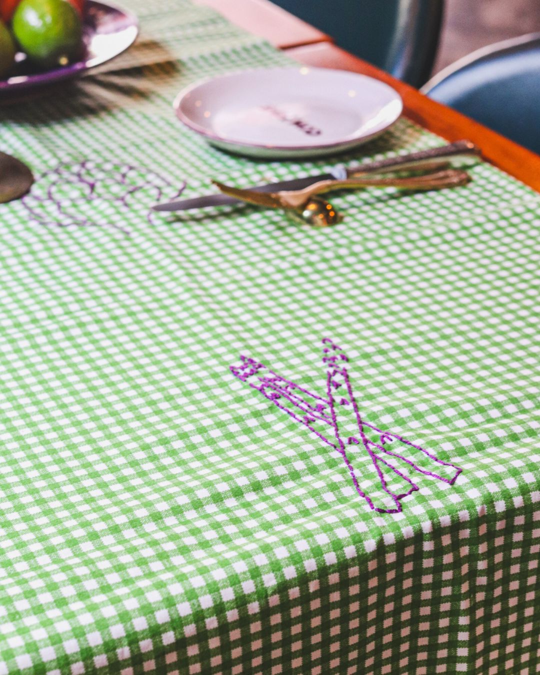 Caminho de Mesa Vegetais