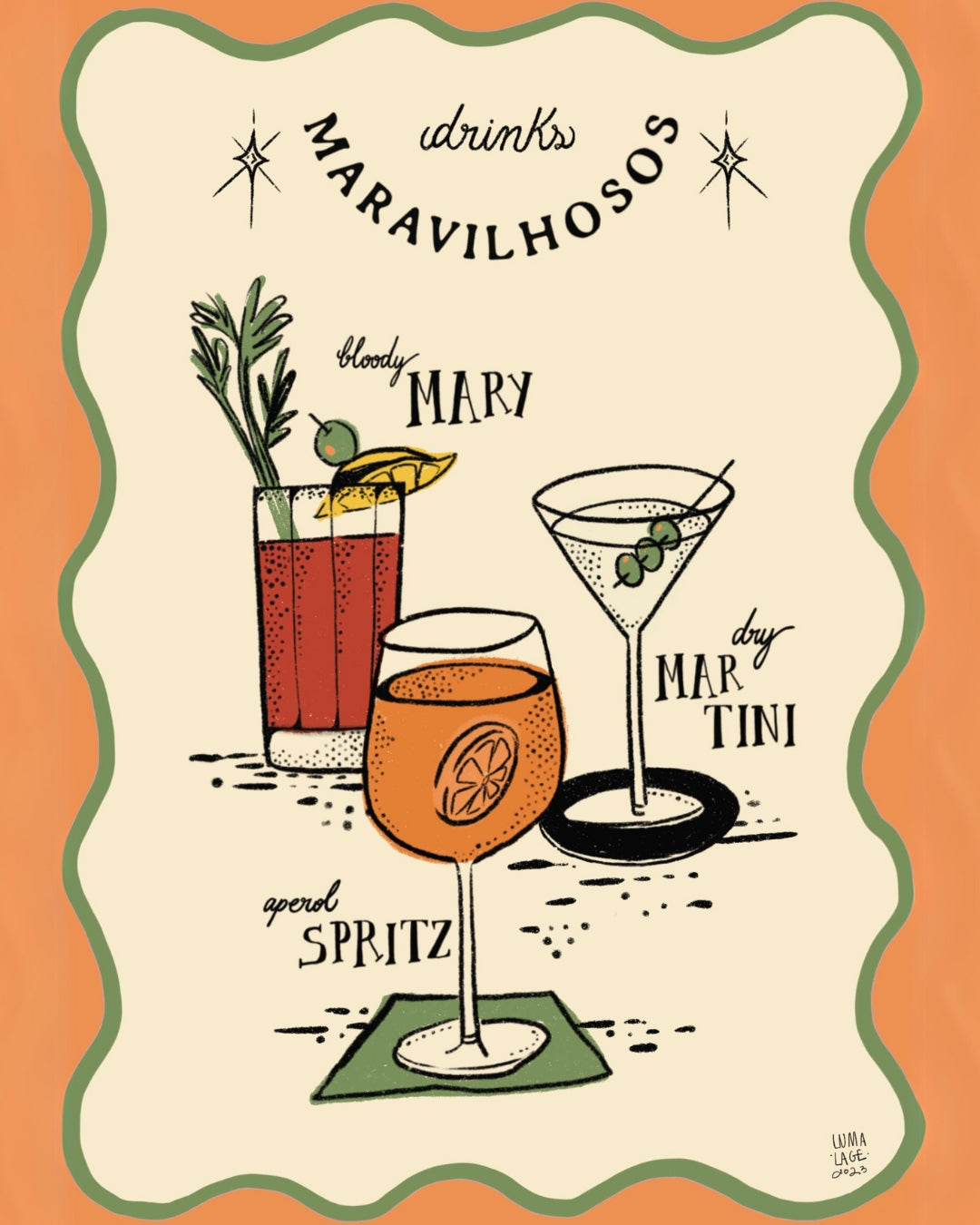 Pôster Drinks Maravilhosos