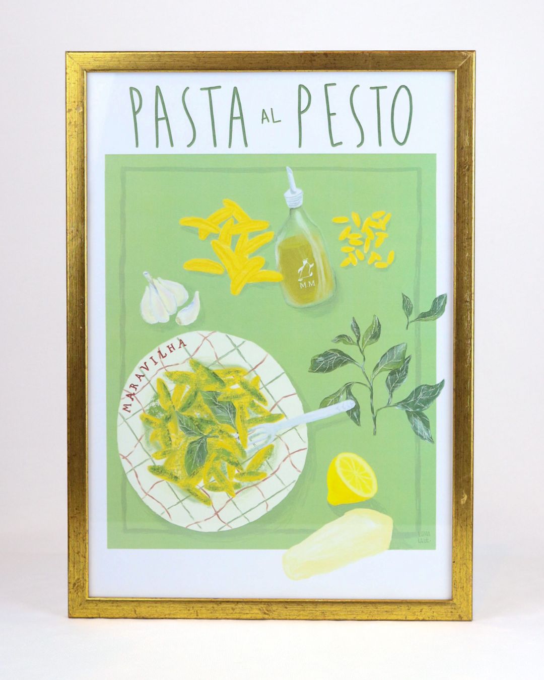 Pôster Pasta ao Pesto