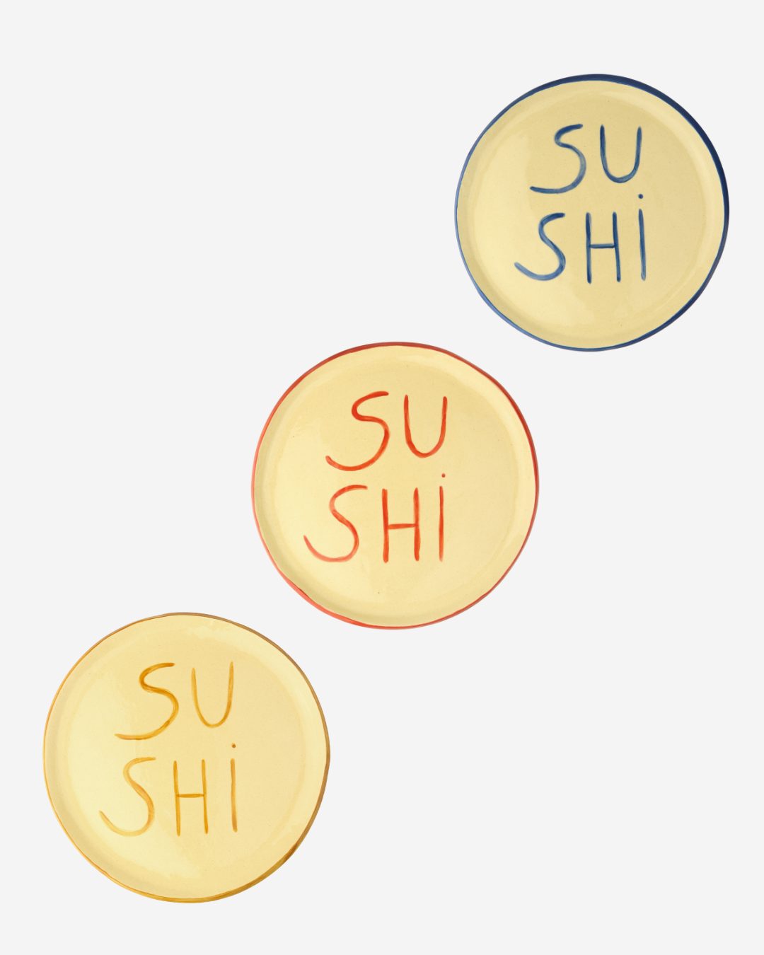 Prato sobremesa Sushi