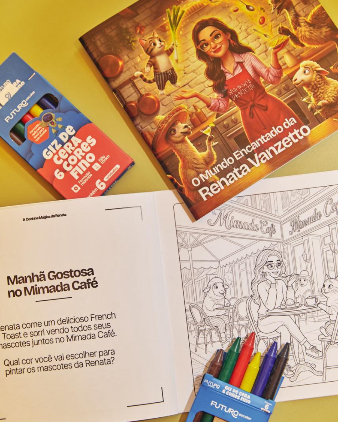 Kit para colorir -  O Mundo Encantado da Re