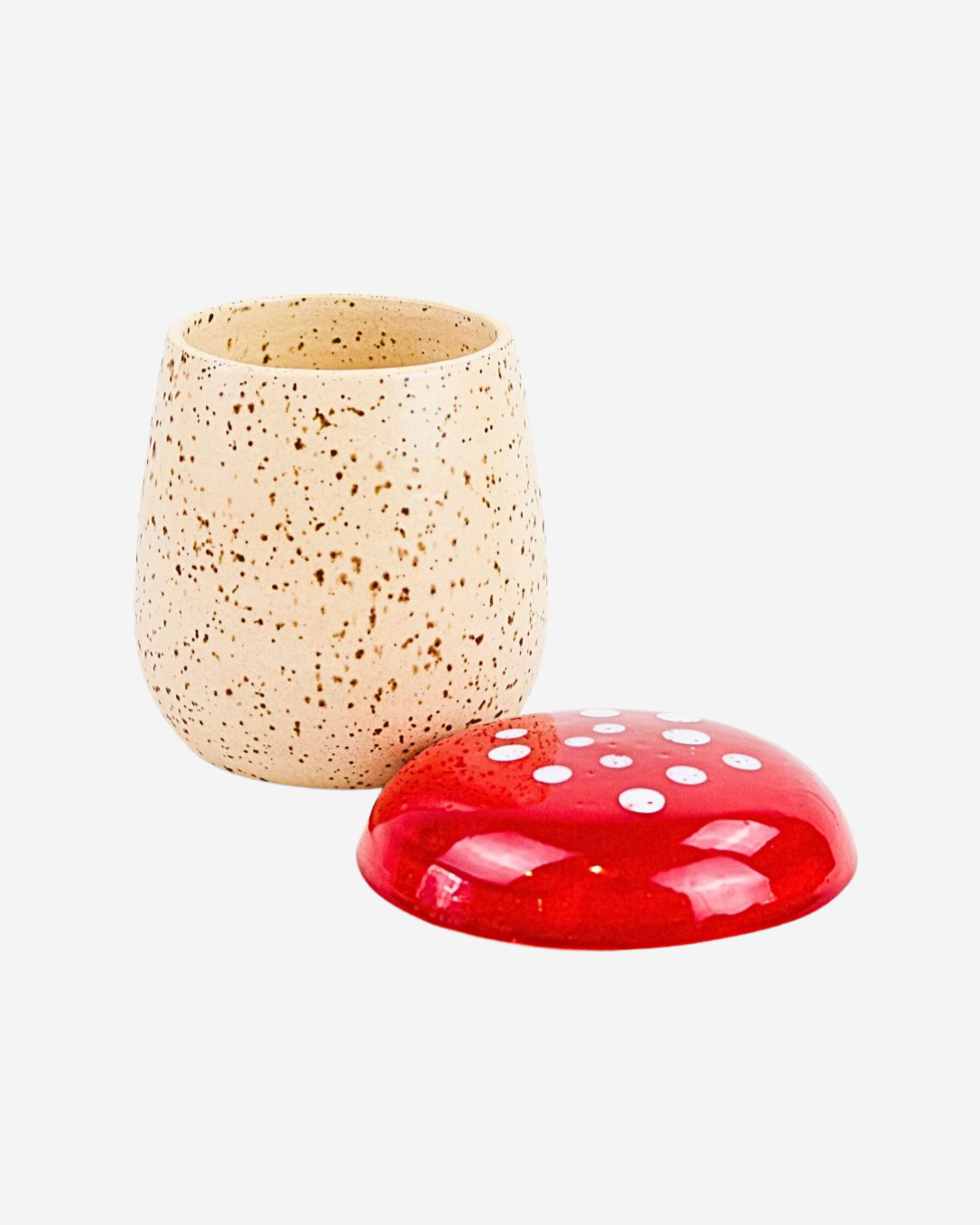 Pote Cogumelo Cerâmica