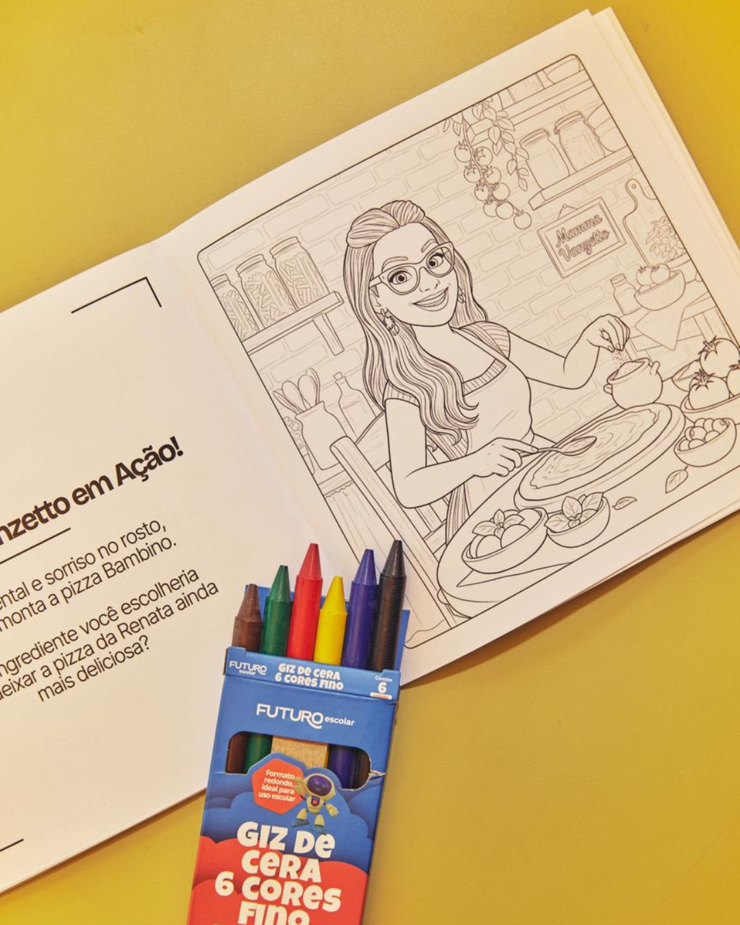 Kit para colorir -  O Mundo Encantado da Re