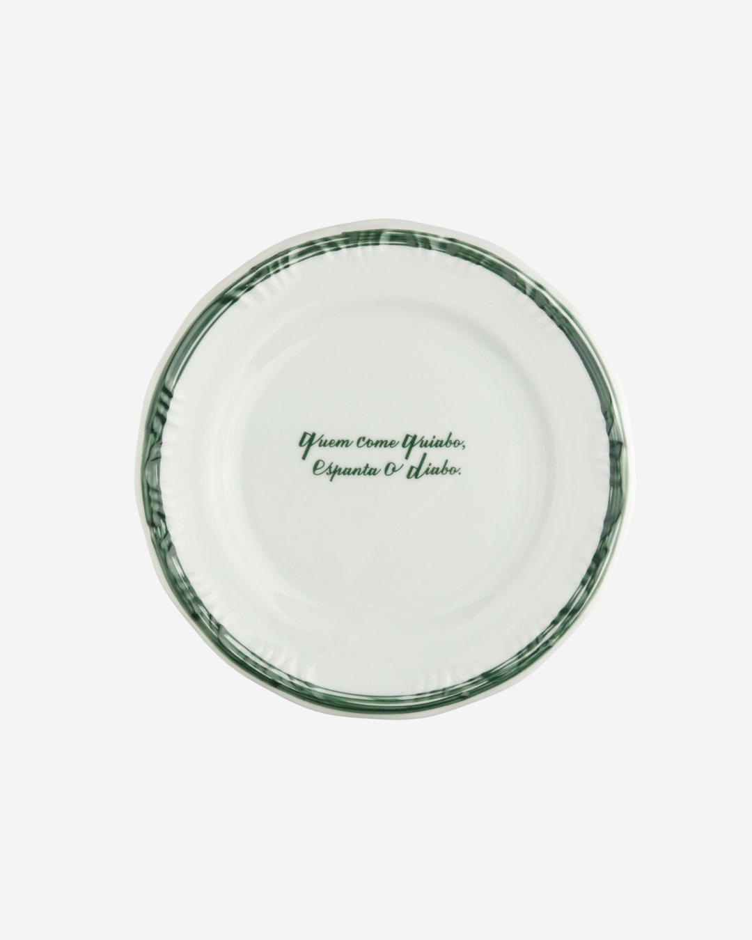 Prato sobremesa Quem come quiabo...