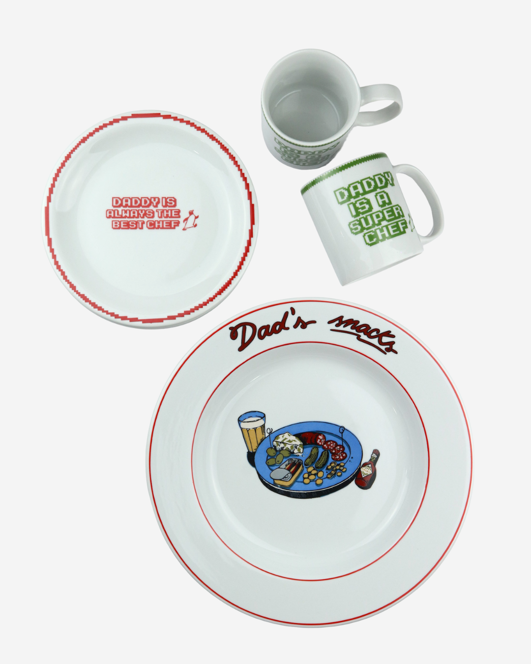 Prato sobremesa Daddy Super Chef