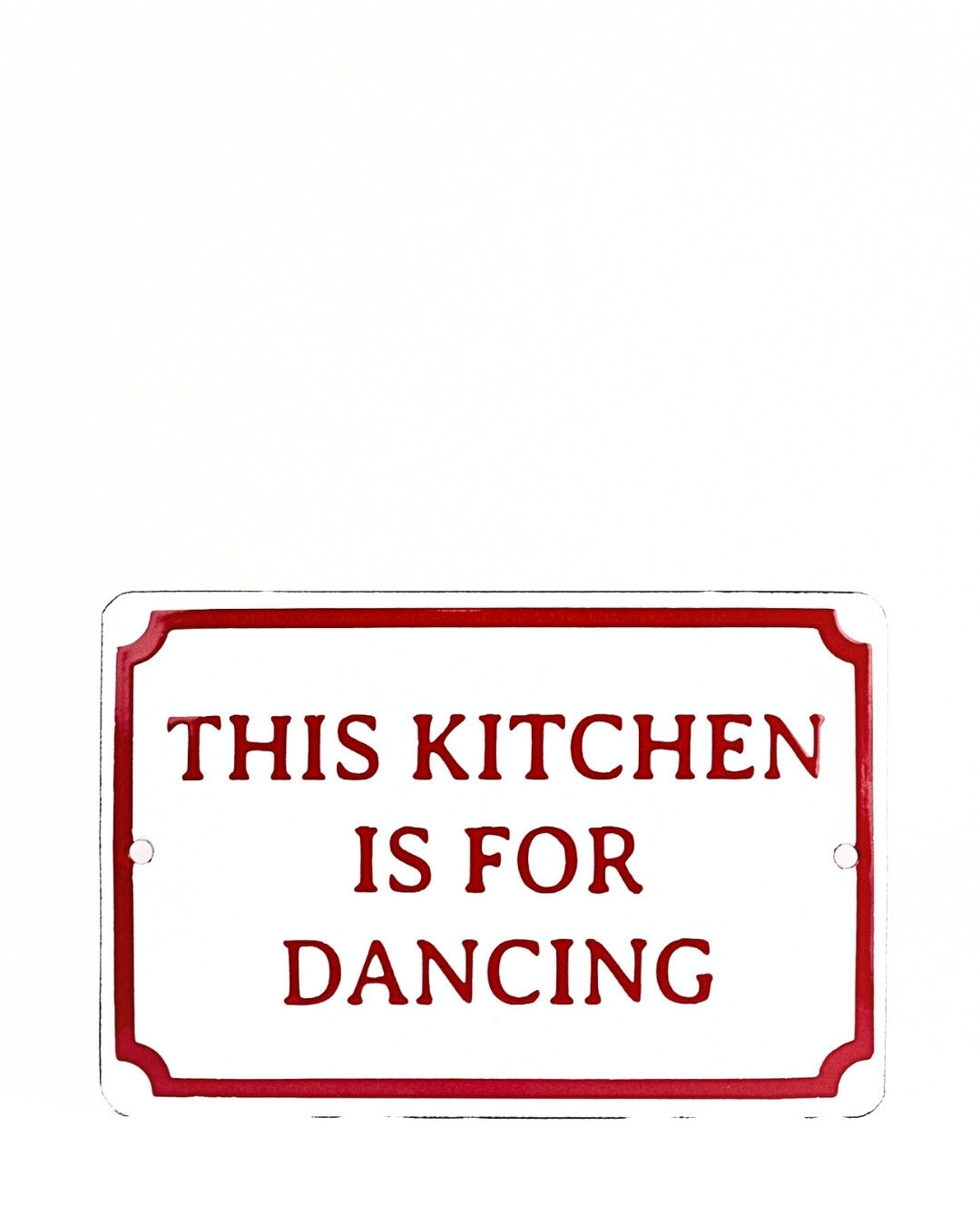 Plaquinha This kitchen is for dancing