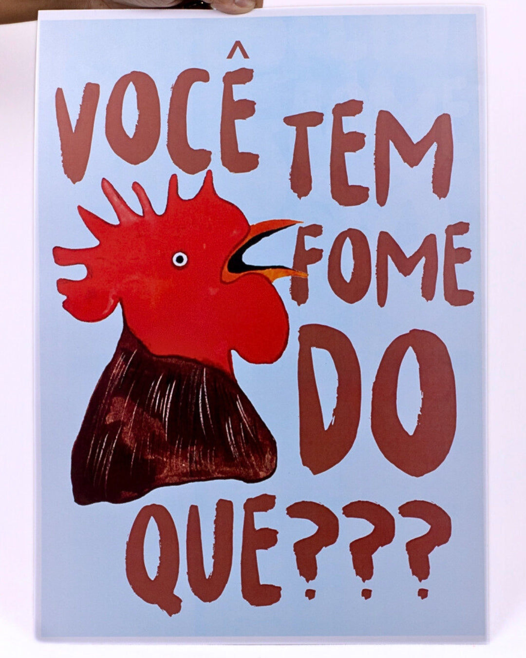 Pôster Galo Com Fome