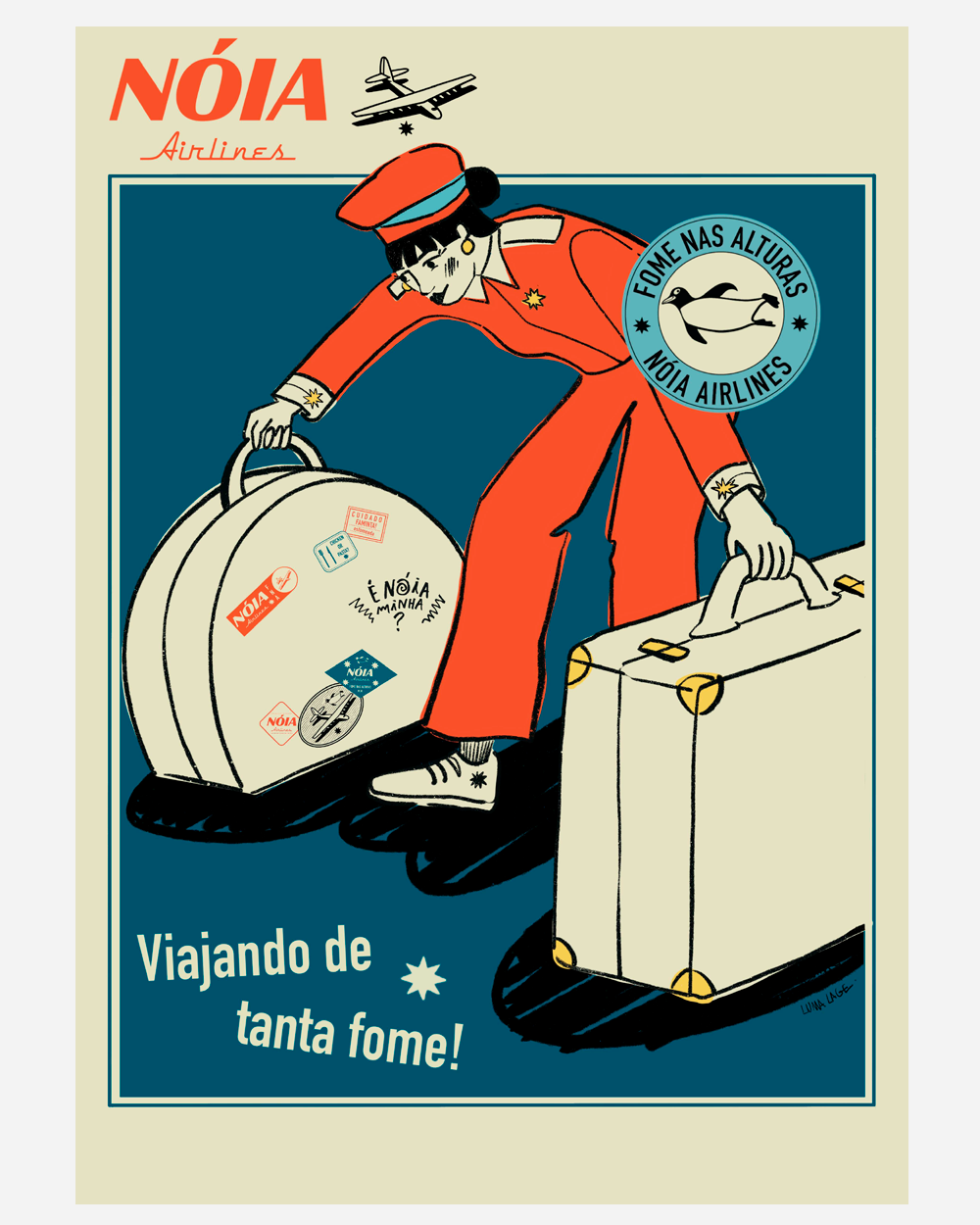 Pôster Viajando de Fome