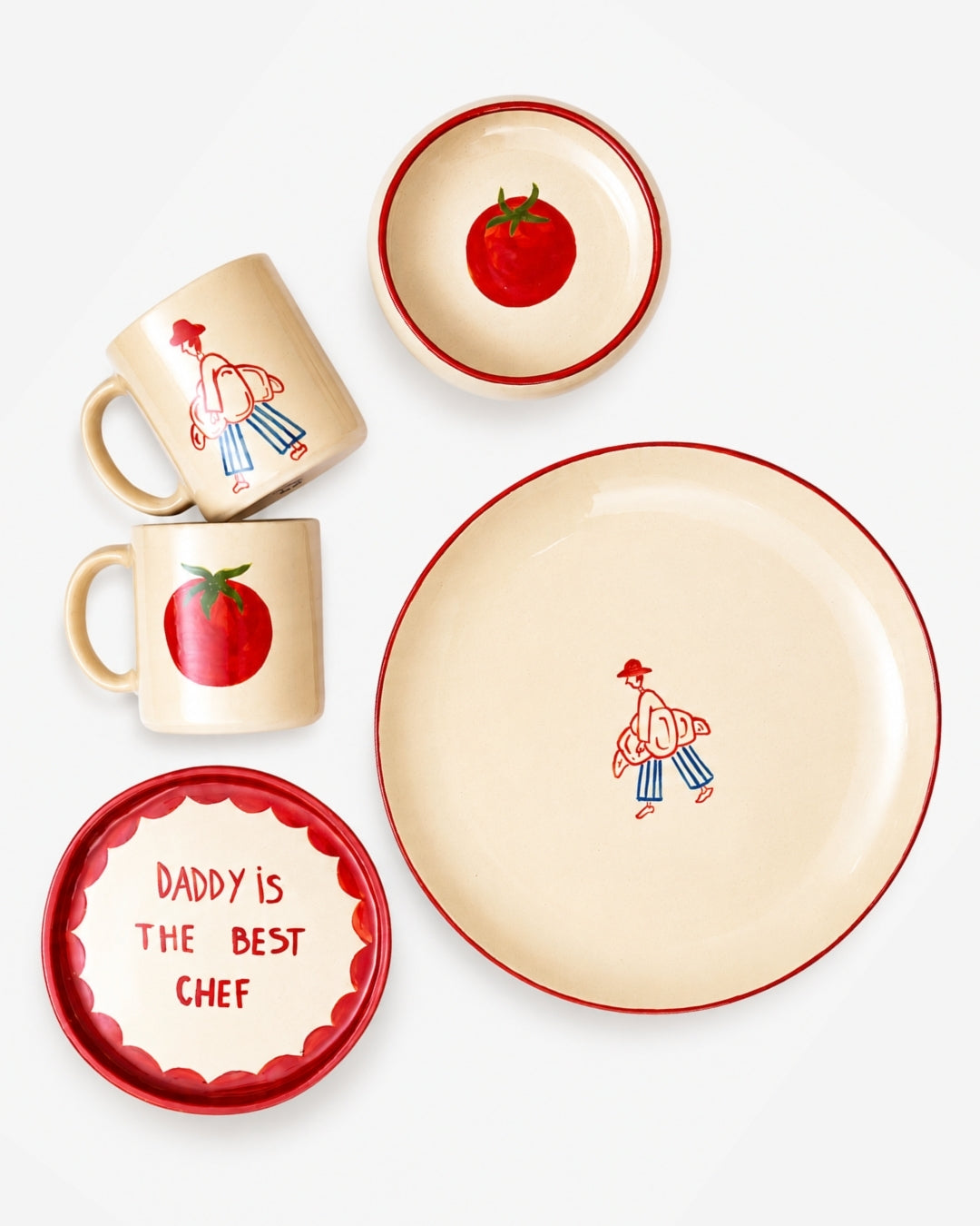 Prato pão Daddy best chef