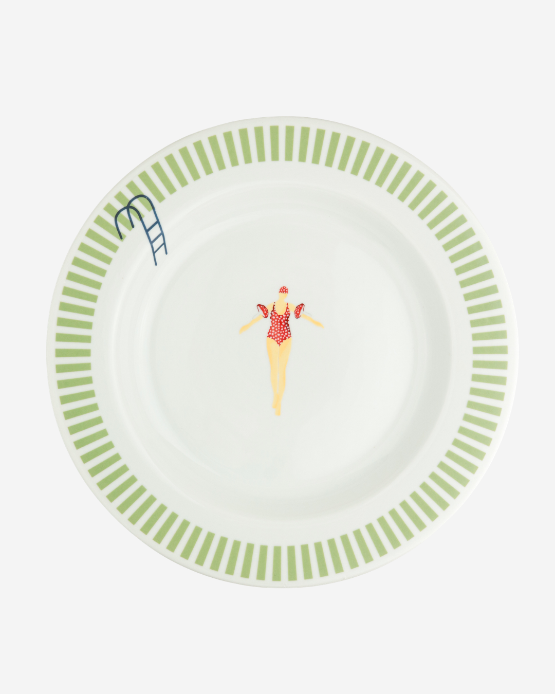 Prato para massa Nadadora Cogumelo