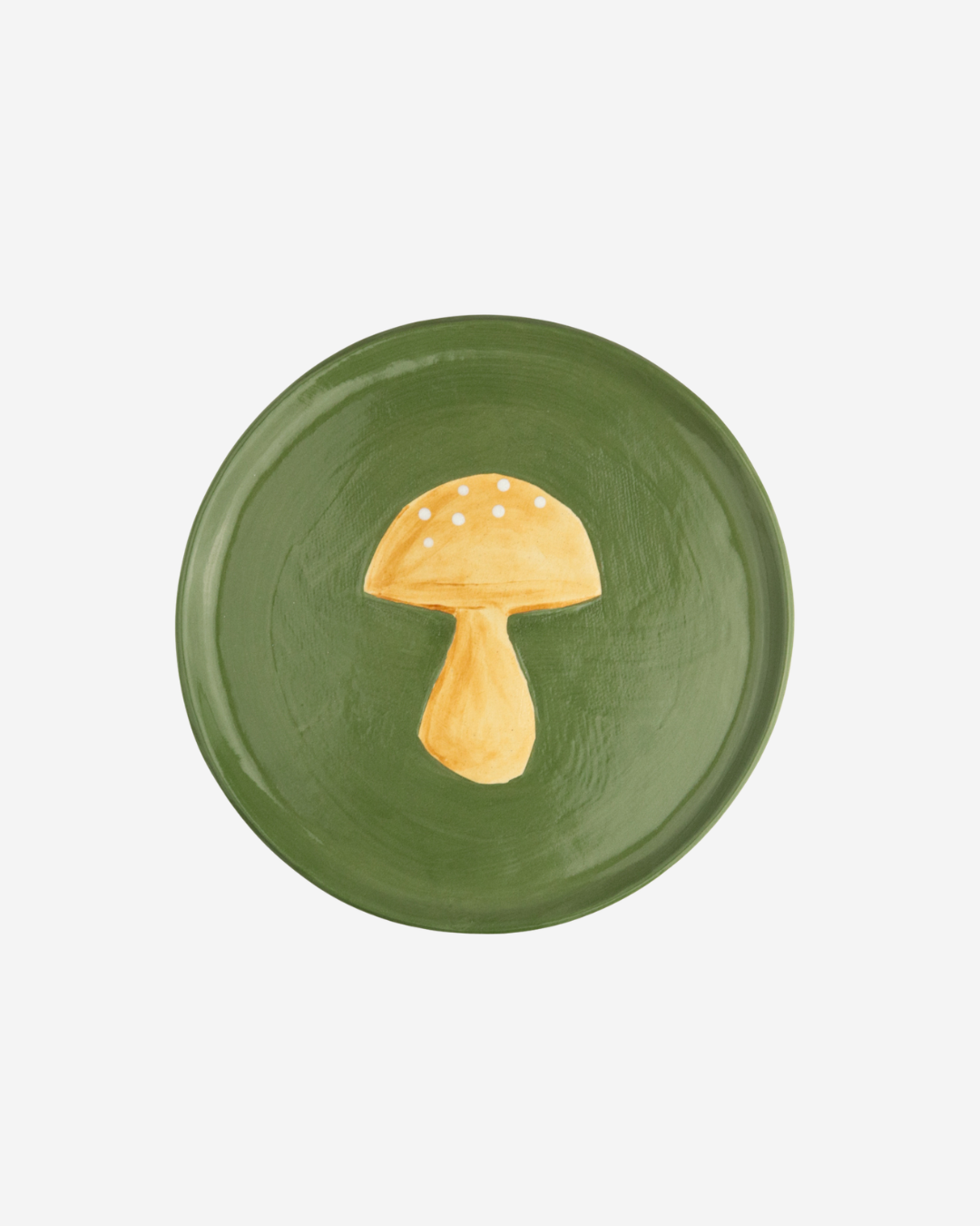 Prato sobremesa Cogumelo - Verde