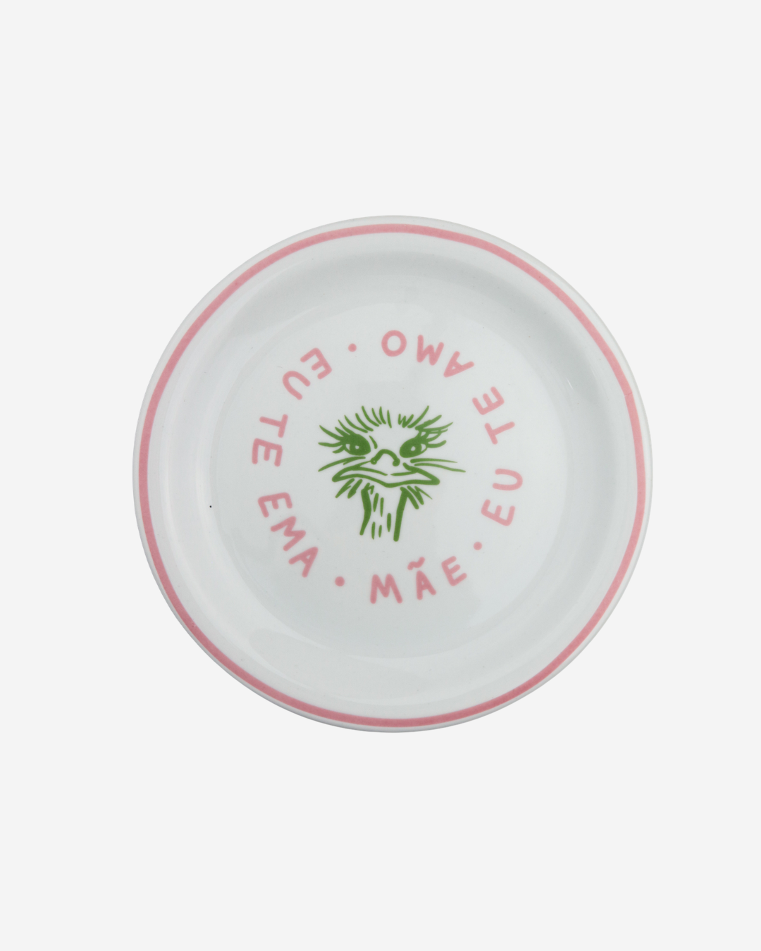 Prato sobremesa Mãe eu te Ema